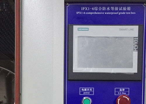 Attrezzatura di prova del IP IPX6 di IEC 60529, attrezzatura di prova dell'ingresso dell'acqua